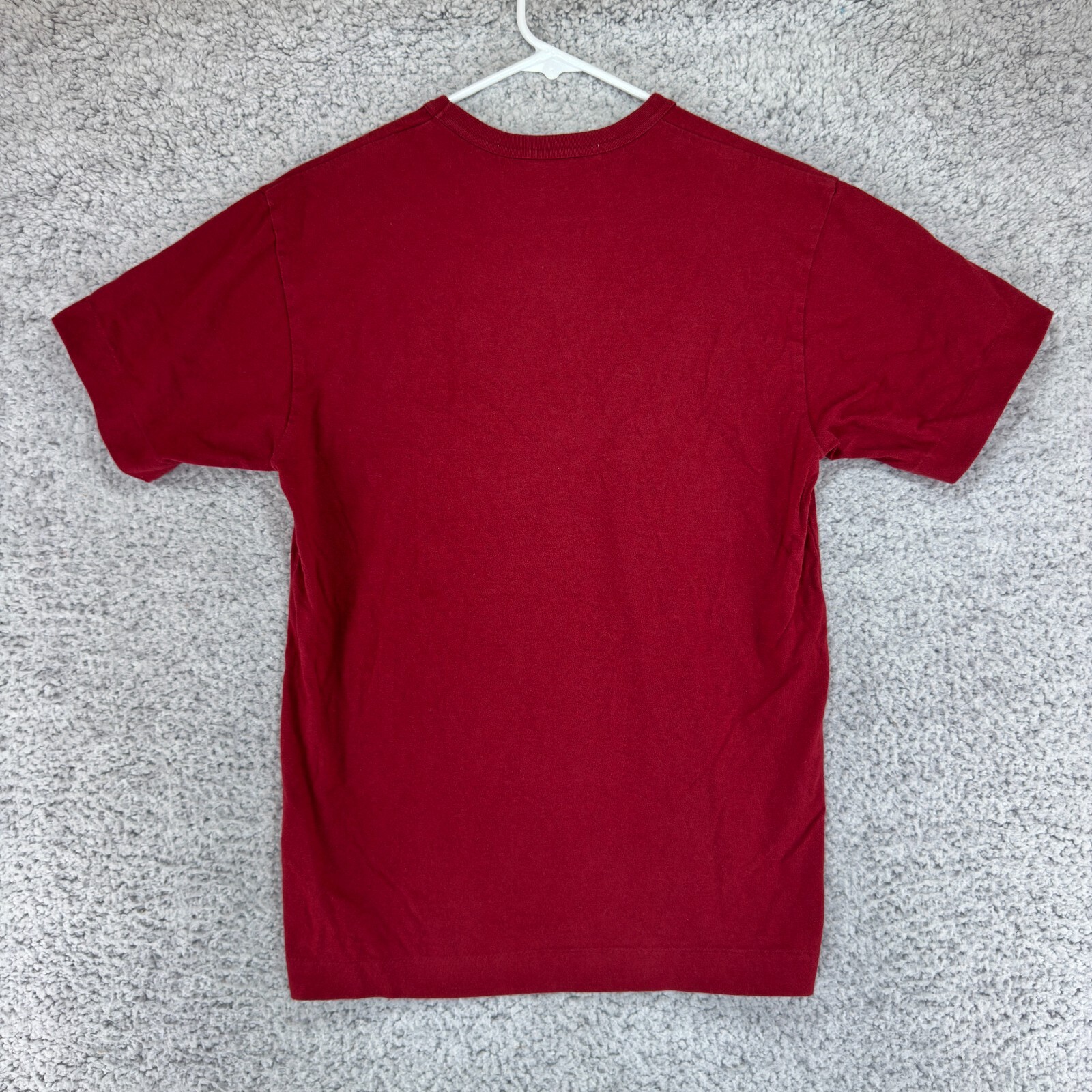 Comme Des Garcons Play Double Heart Embroidered Red Slim T-Shirt Size Medium gallery