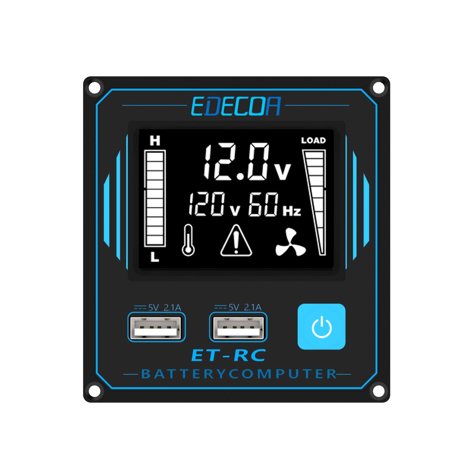 12V/24V New Remote Control FOR EDECOA Inverter with ET-RC Remote Plug Only 4M V0
