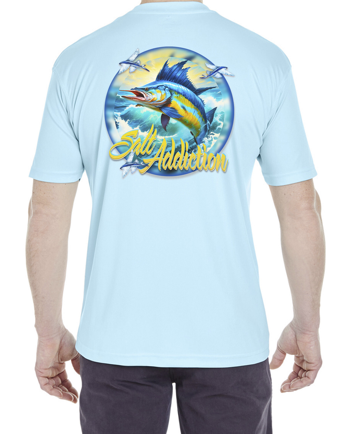 Salt Addiction t Shirt Short Sleeve MicroFiber Sailfish 30 gallery
