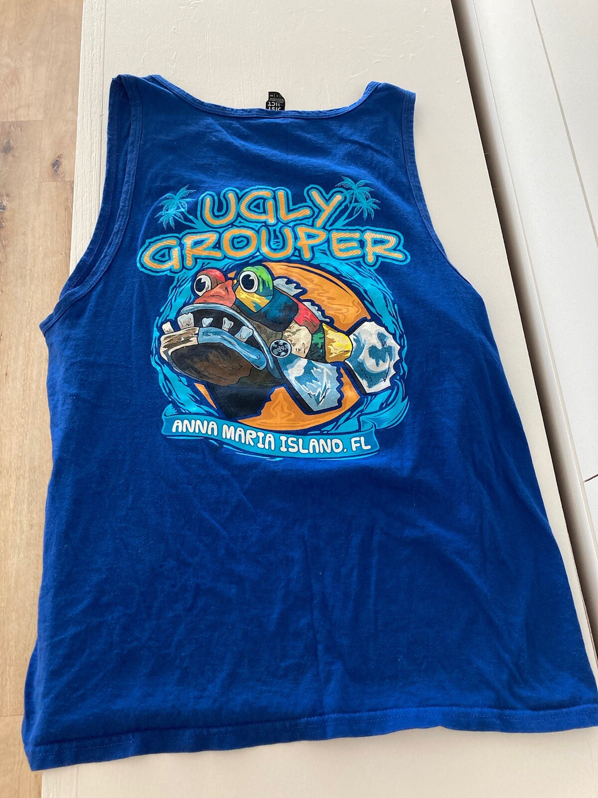 Tank Top Small “The Ugly Grouper” Anna Maria Island, FL Excellent Condition gallery