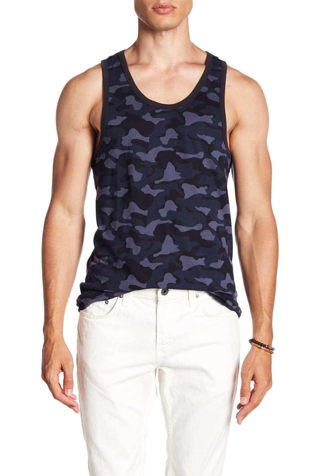 Slate & Stone 158936 Men's Camouflage Printed Tank Shirt Blue Size Large gallery