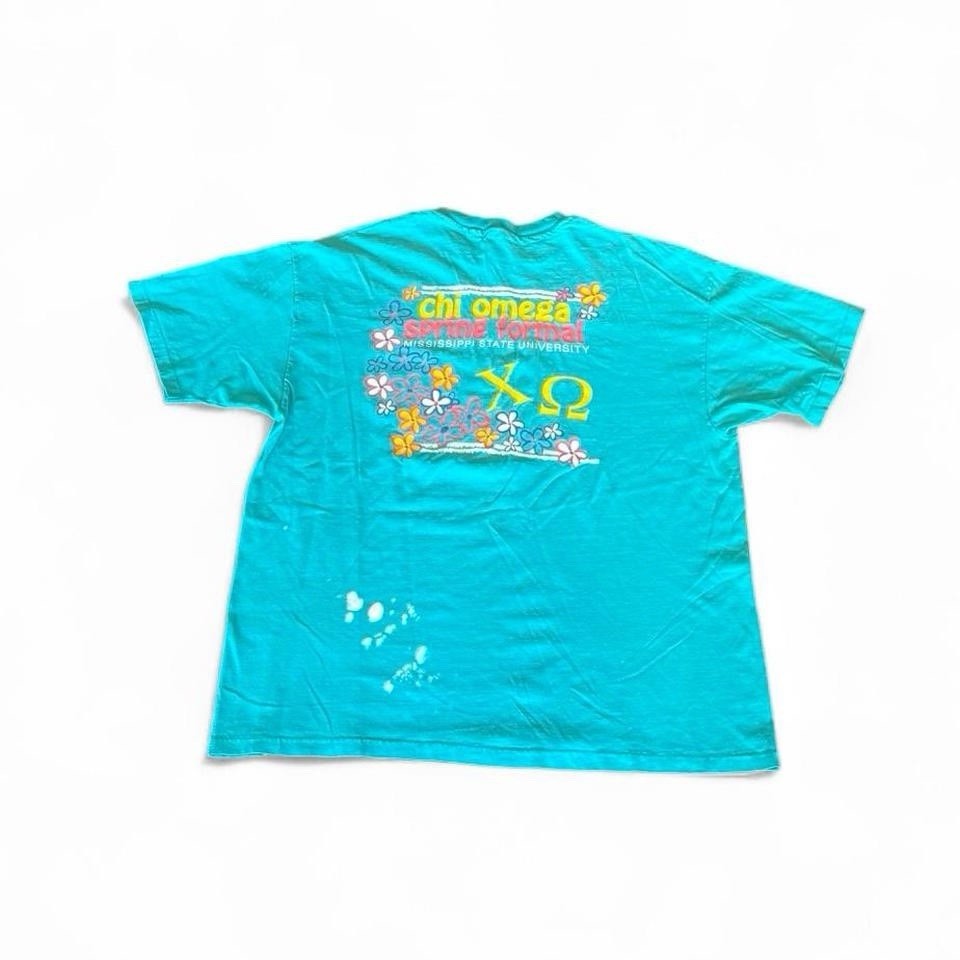 Vintage 1993 Chi Omega Spring Formal Mississippi State University Single Stitch gallery