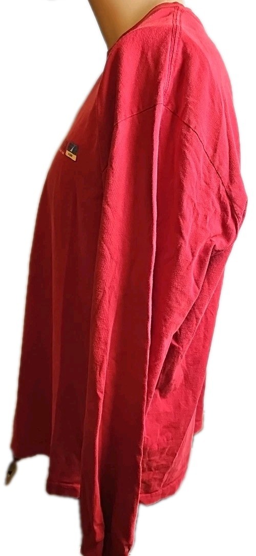 Vintage Nautica Long Sleeve Shirt Men's Size L Red Nautical Flags Made In Canada gallery