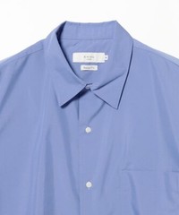(ASK availability First) BEAMS polyester broadcloth regular collar shirt NEW