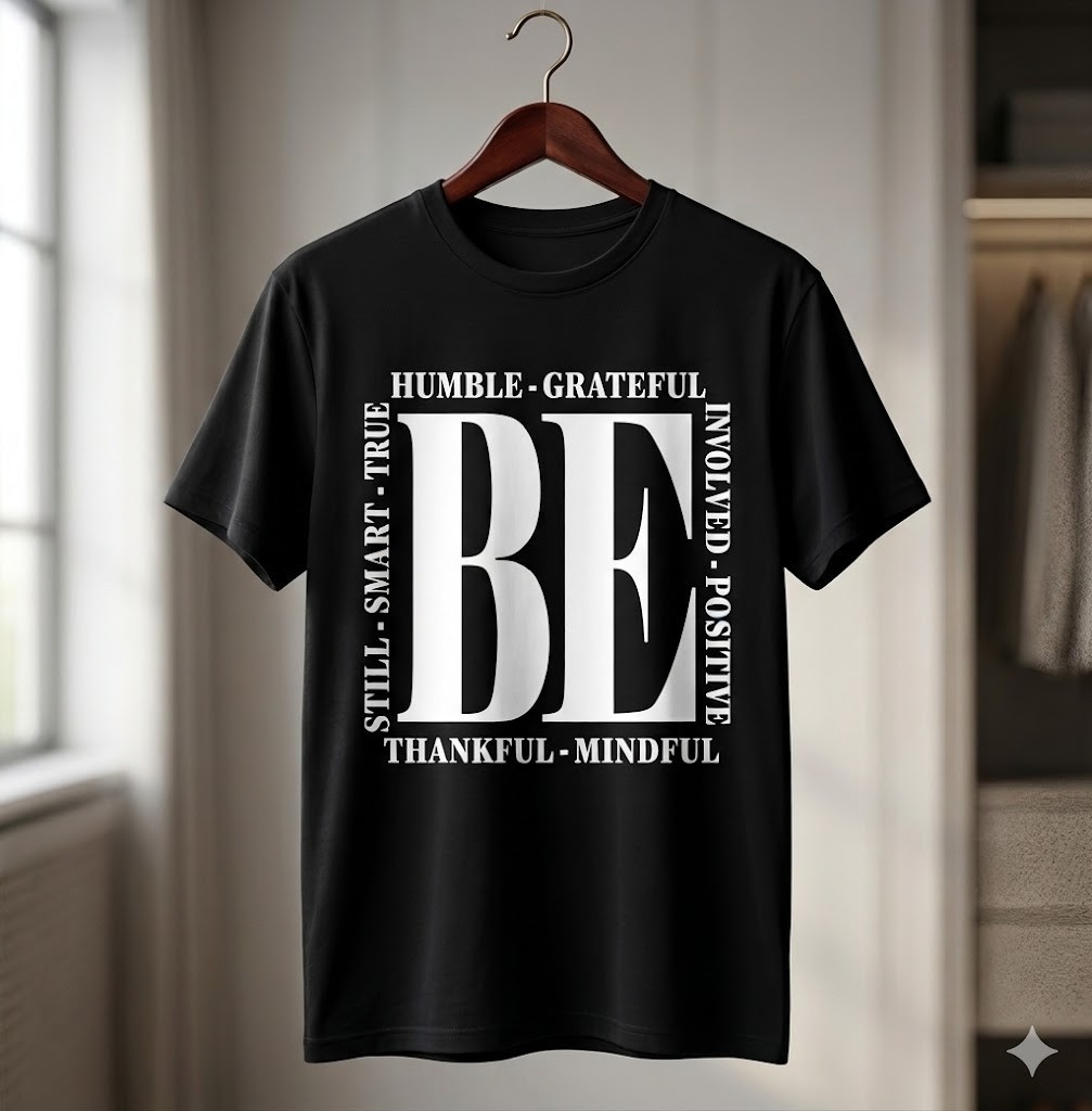Be Humble - Be Positive Inspirational Quote - Classic T-Shirt - H083 gallery