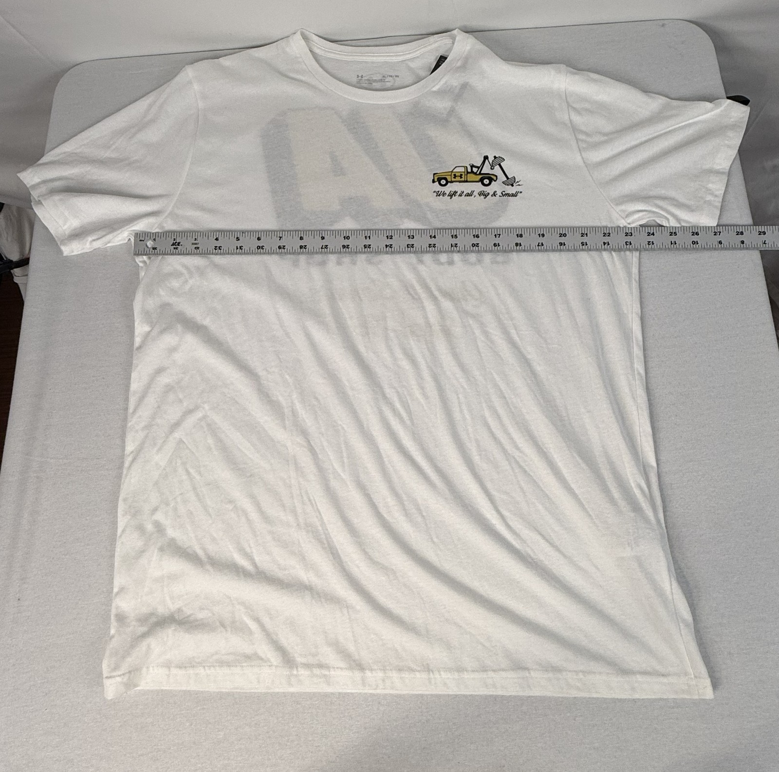 Under Armour UA Body Shop Men’s White Graphic T-Shirt Size XL NWT gallery