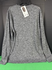 Members Mark Men’s Favorite Soft Long Sleeve Lounge Tee Size S Grey Heather