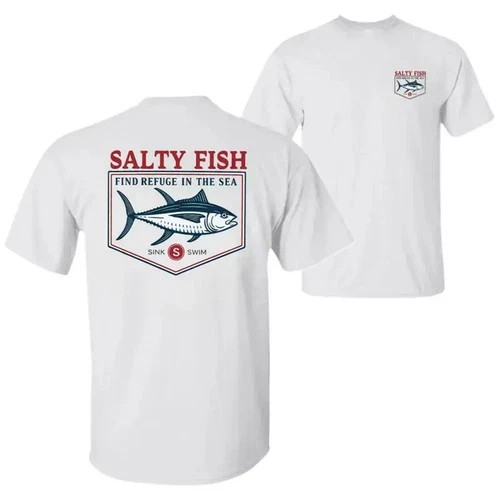 Saltwater Fishing T-Shirt, Offshore Ocean Angler Graphic Tee