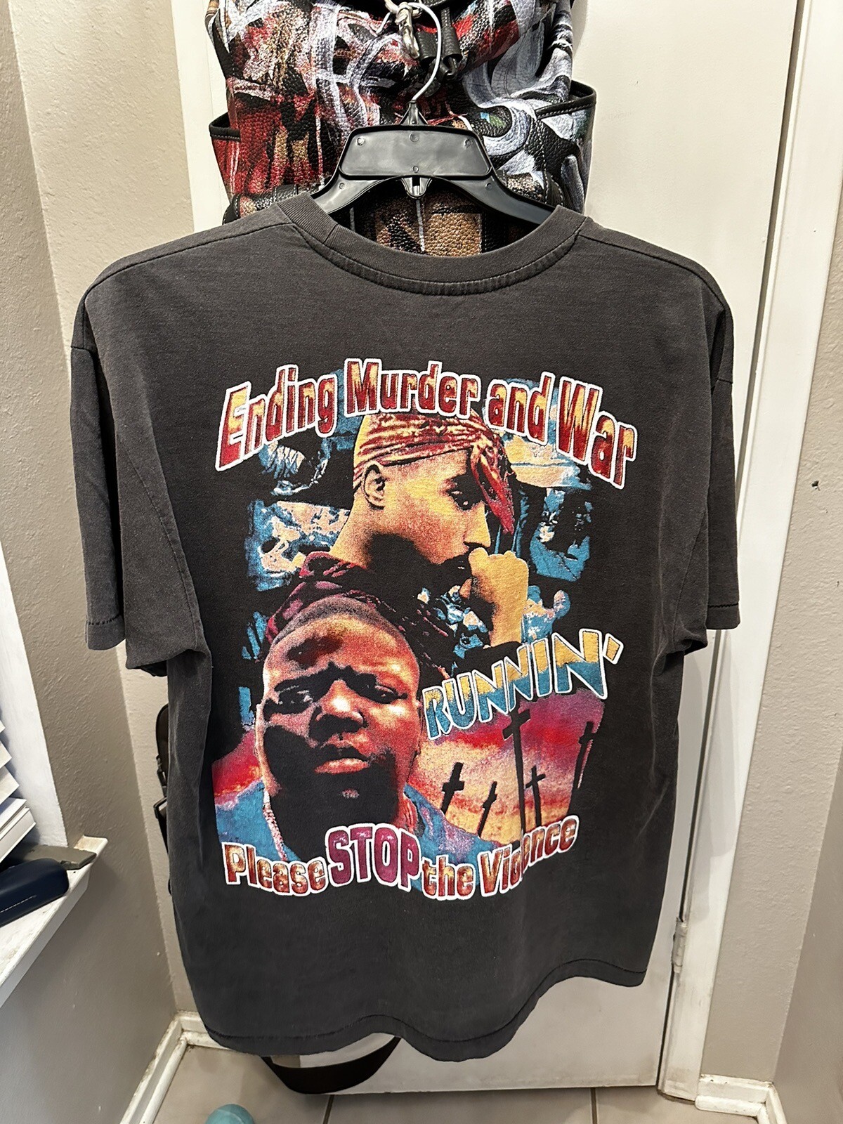 Tupac Biggie Vintage Stop the Violence Rap Tee Shirt gallery