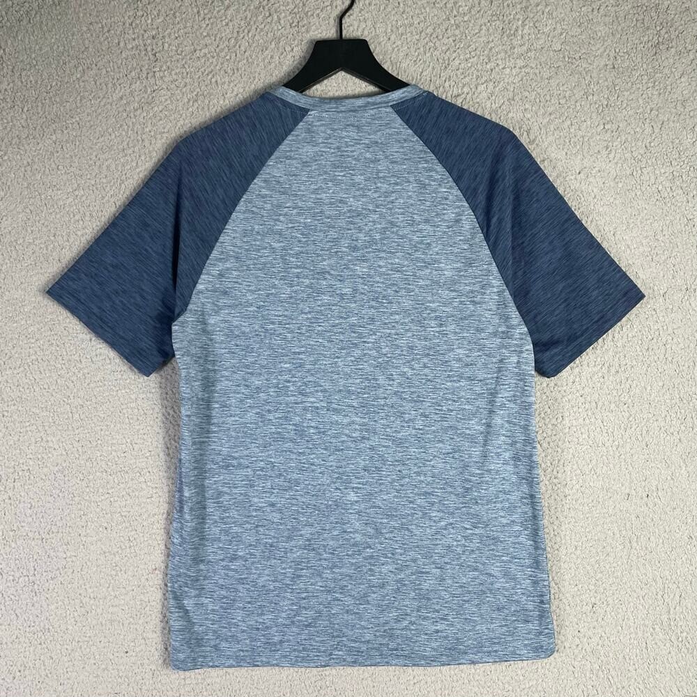 ZeroXposur Men's Blue Raglan Active Short Sleeve Shirt Size S Lightweight gallery