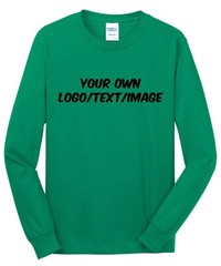 Ink Stitch Design Your Own Custom Cotton Long Sleeve Shirt