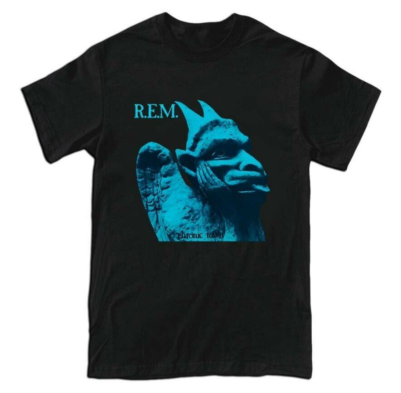REM R.E.M Chronic Town Album Cover Rock Band Men’s T-shirt Tee Size S-5XL