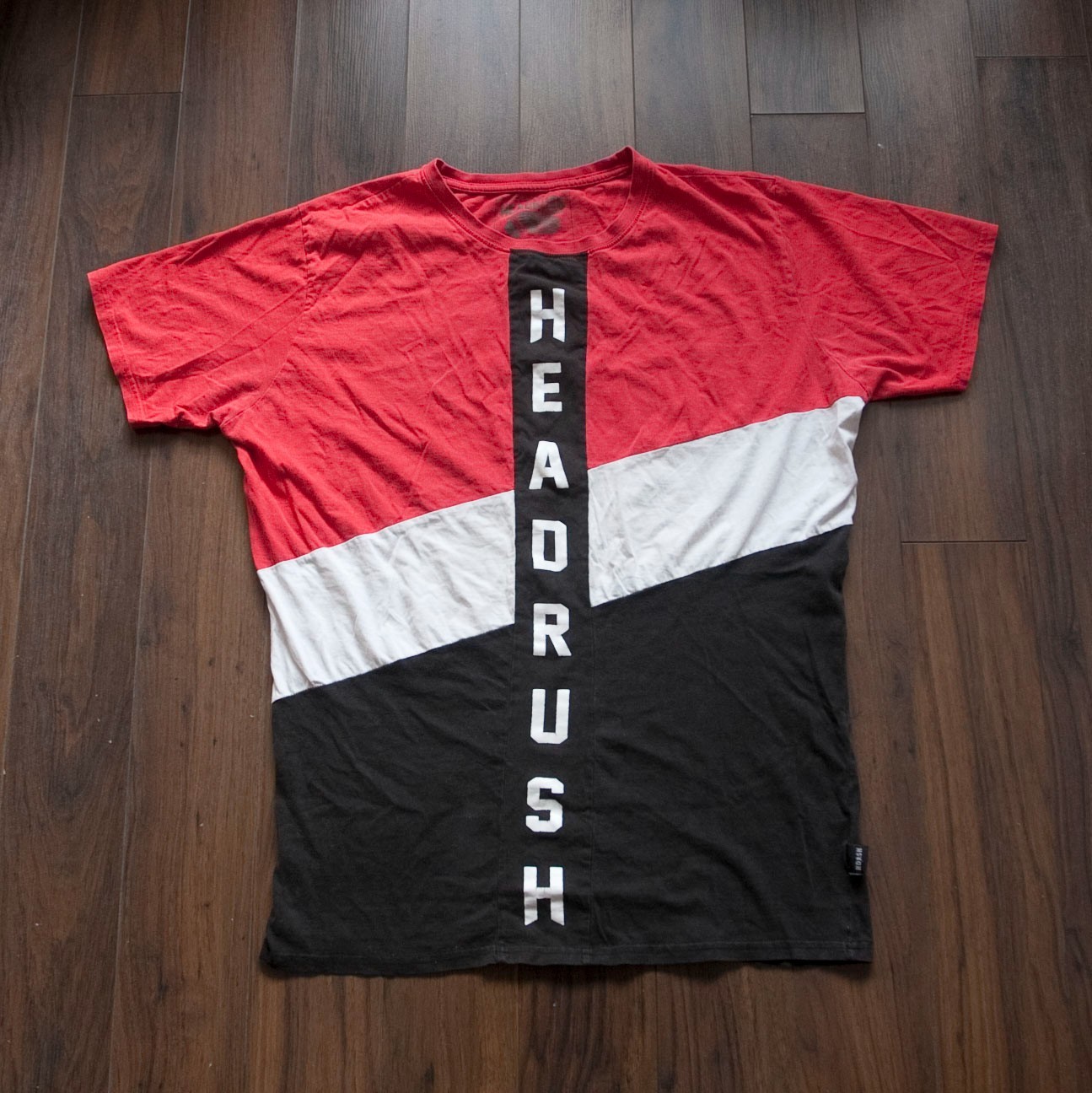 Headrush T Shirt Size L Spell Out *33D1218