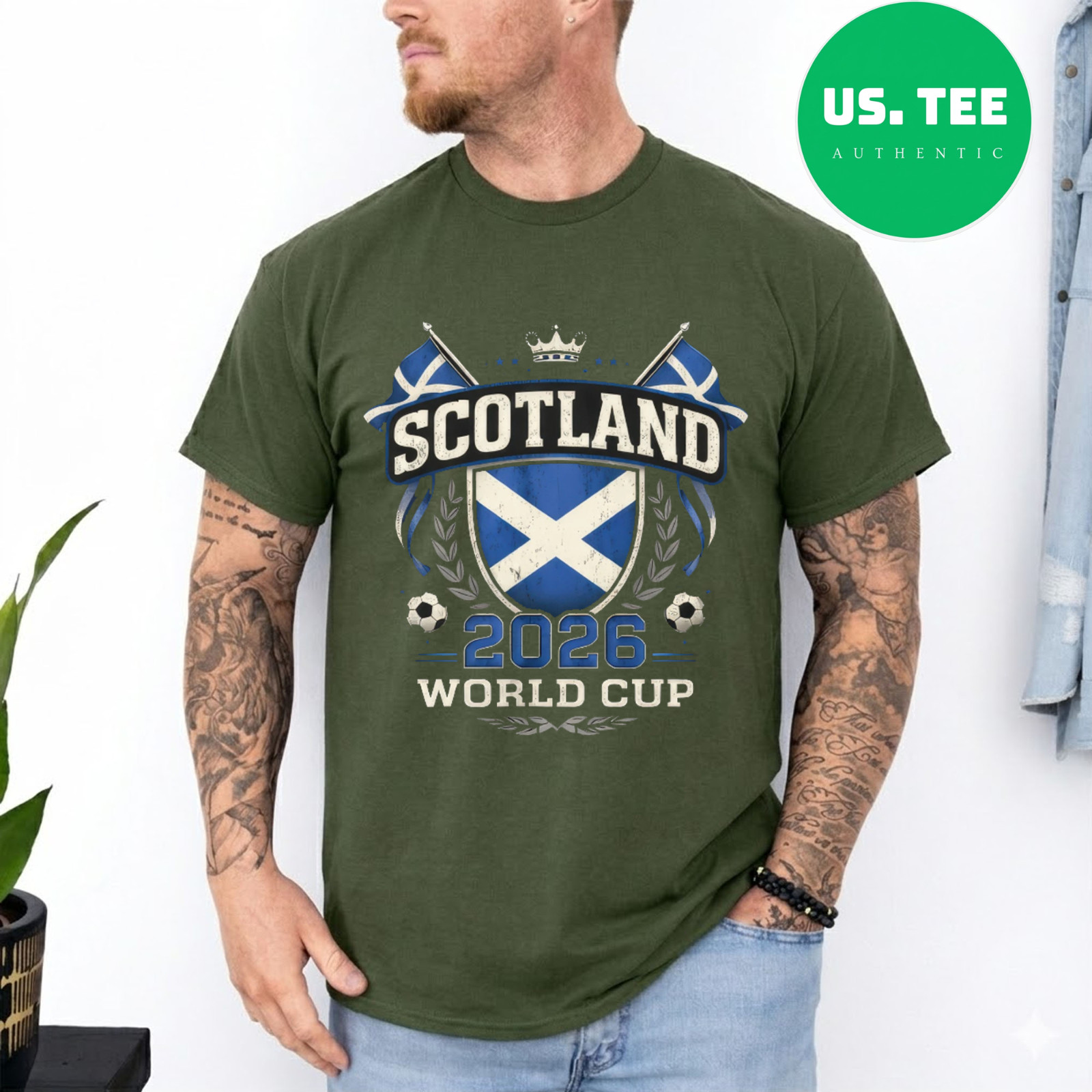 Scotland World Cup 2026 Football Fan T Shirt Scottish Soccer Graphic Tee gallery