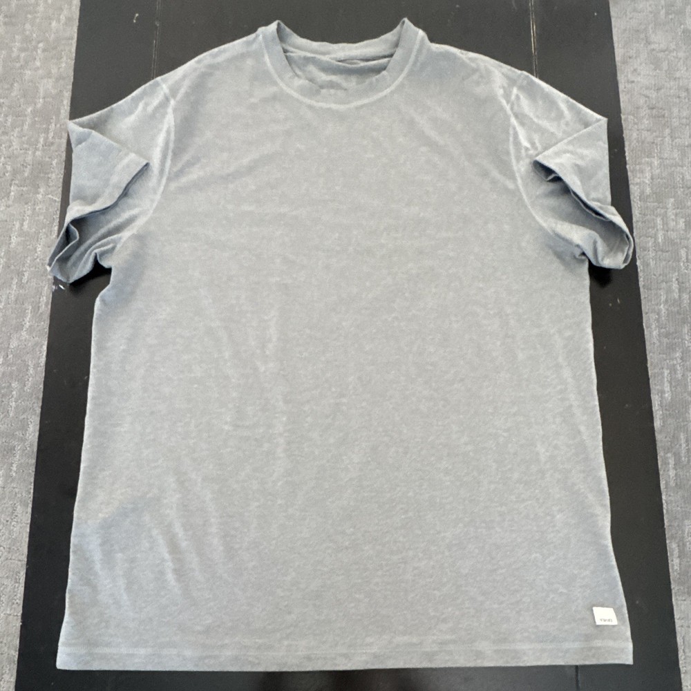 Vuori Men’s Ponto Performance Tee XL Gray Heather MRSP $79