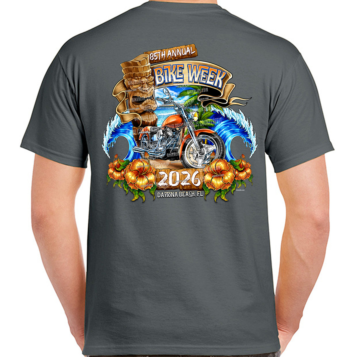 T-Shirt 2026 Bike Week Daytona Beach Tiki Beach No Harley gallery