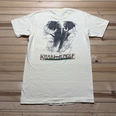 Vintage 1990 Khaki Jungle Elephant Adventurous Explorer Clothing Shirt – Medium