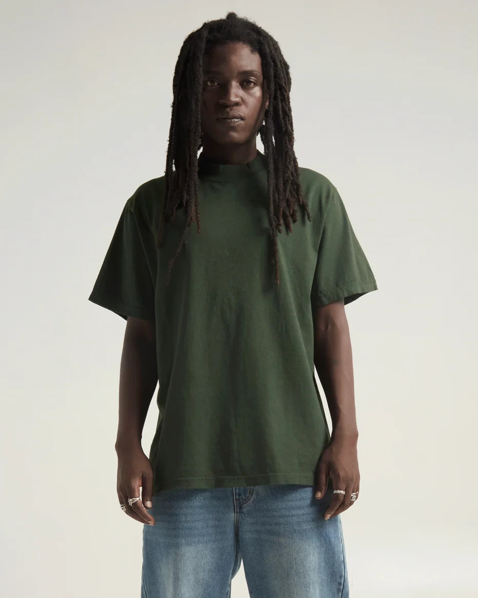Shakawear Men Forest Max Heavyweight Short Sleeve Tee Shirt 7XL Big Tall Blank T gallery