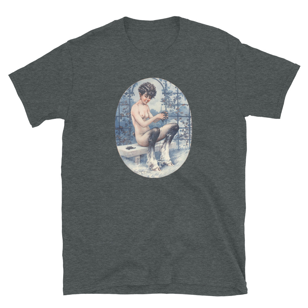 Deer Woman, Goddess of Wine, Paganism, Occult, Printed T-Shirt gallery