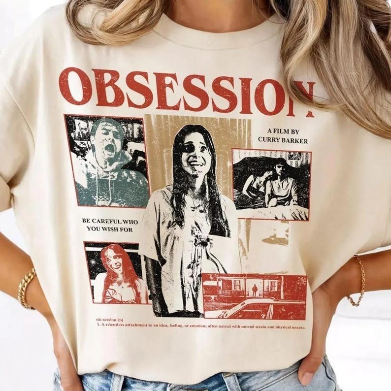 Obsession 2026 Gothic Horror Graphic Vintage Shirt, Horror Film T-Shirt gallery