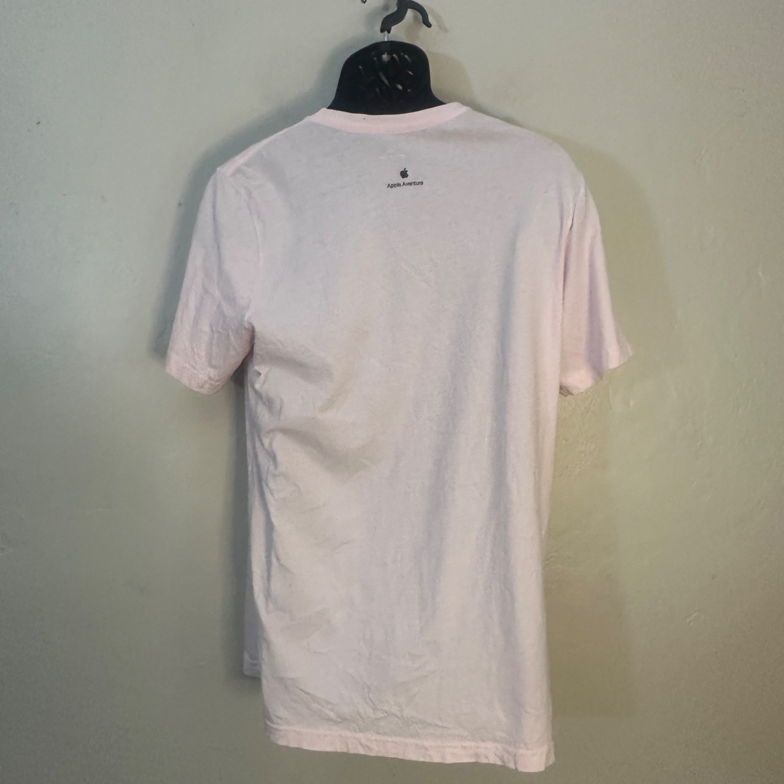 Apple Graphic T Shirt Large Gently worn Cotton blend no fabric tag 21.5" armpits gallery