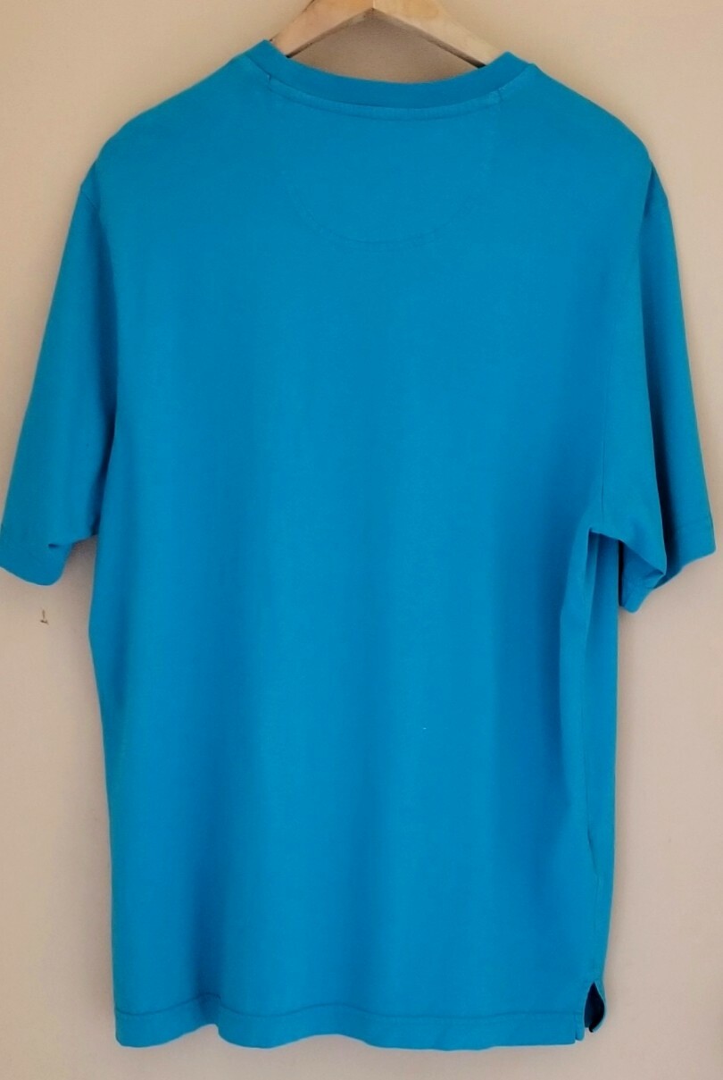 TOMMY BAHAMA Pull-On Bali Skyline T-Shirt CrewNeck Short Sleeve Pocket Logo Sz M gallery