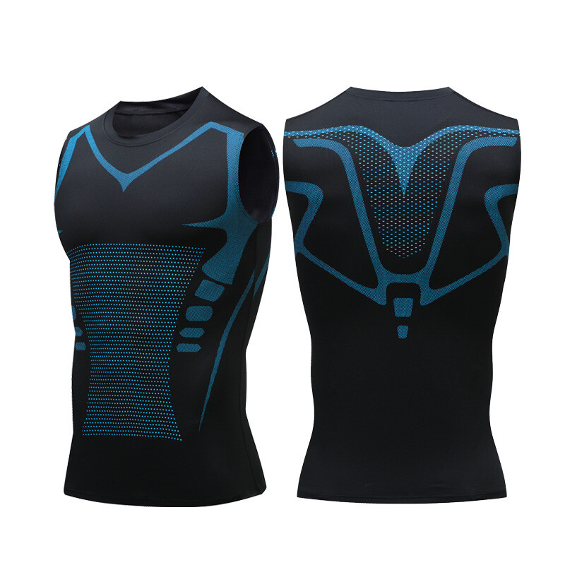 Men's New Vitaboost Compression Shirt Version Ionic Shaping Sleeveless Vest gallery