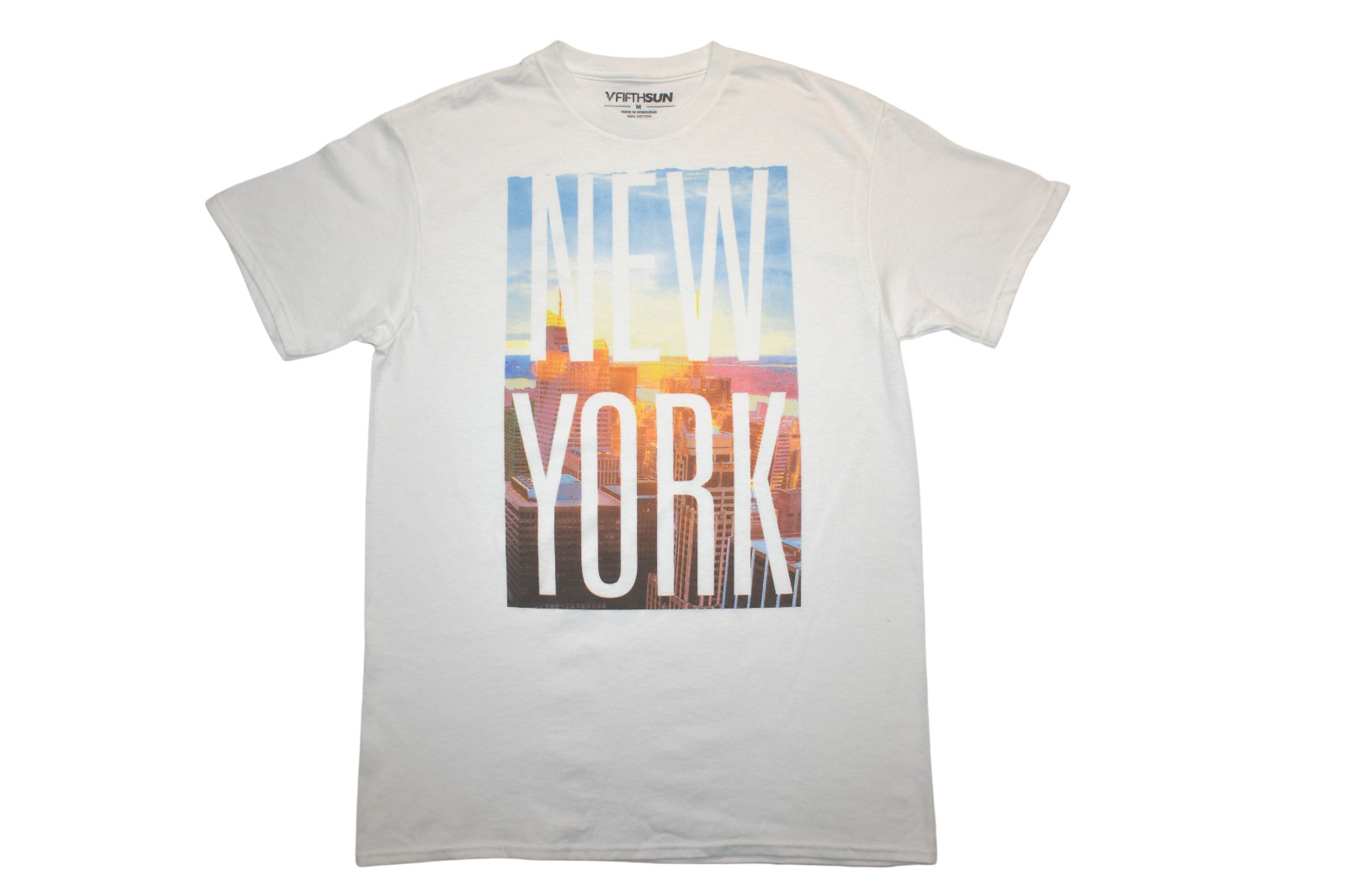 Fifth Sun Mens New York City Skyline White Shirt NWT S- 2XL gallery