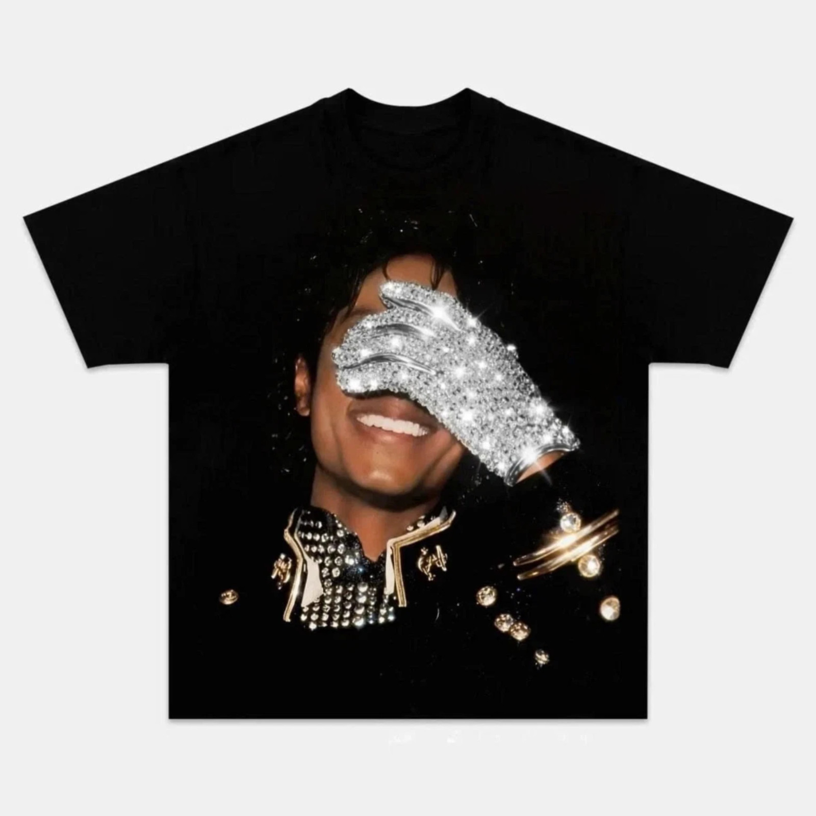 Michael Jackson Shirt King of Pop Vintage 80s Graphic Tee Retro Music