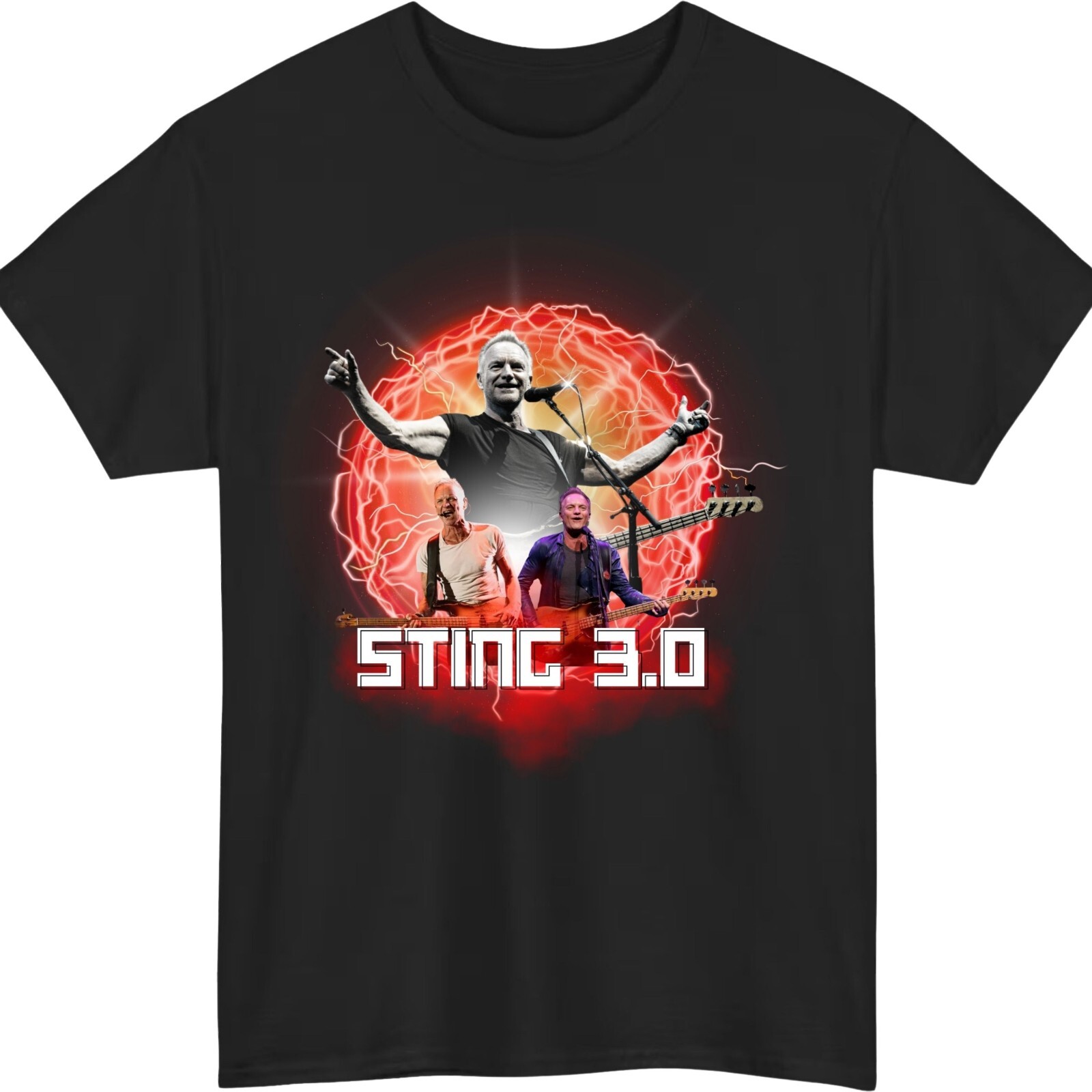 Sting 3.0 Tour T-Shirt, Sting Concert T-Shirt Sting 3.0 Tour tee Sting 2025 tour gallery