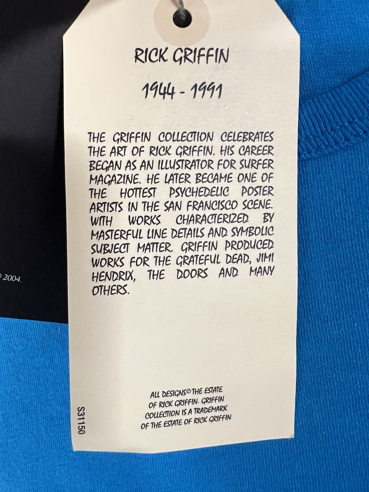 LVC T-Shirt L Levi's Vintage Clothing Catalogue New Tags NWT Rick Griffin Skater gallery