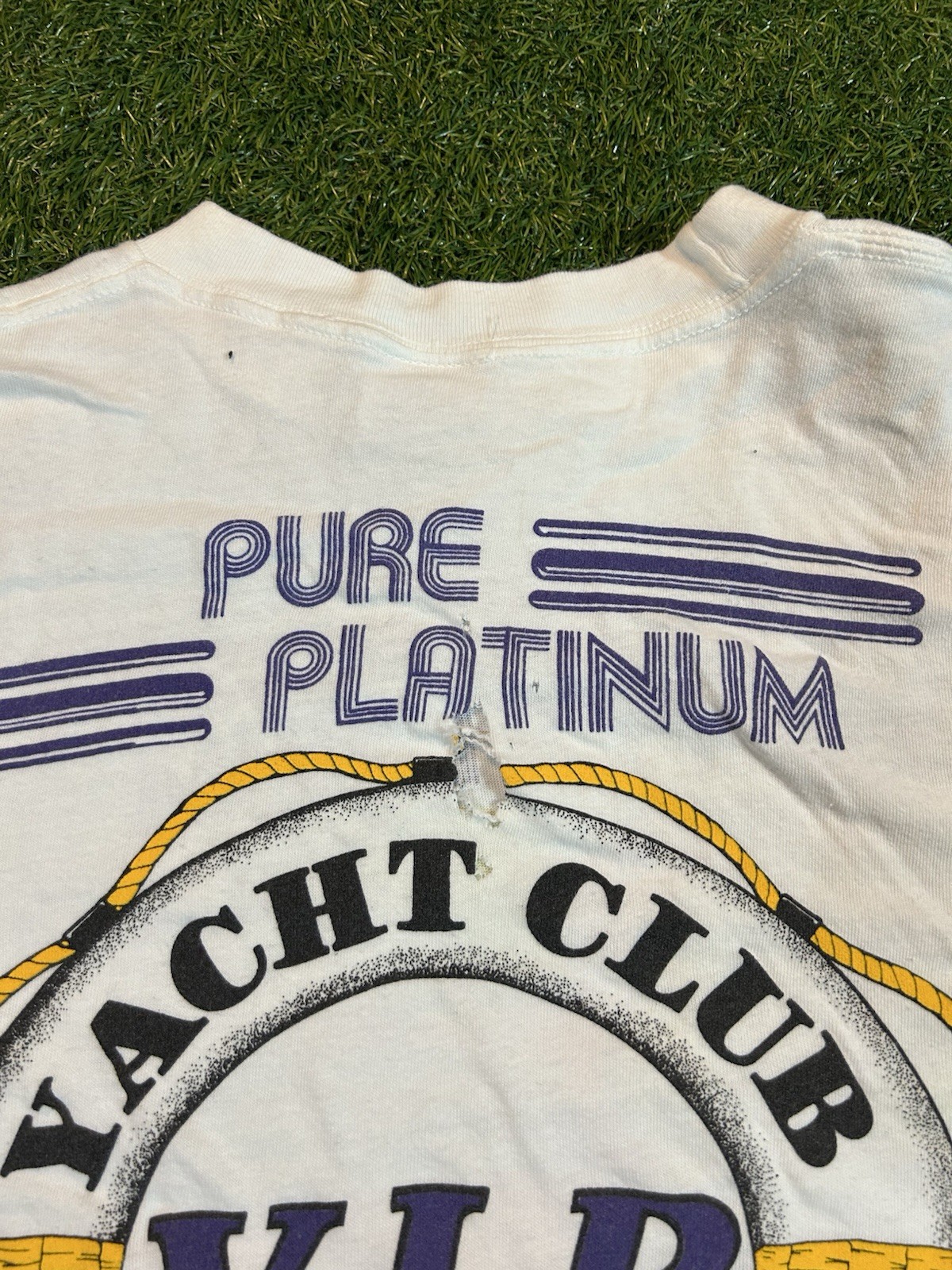 Vintage Thee Dollhouse Strip Club T-Shirt V.I.P Yacht Club Member 90s Florida gallery