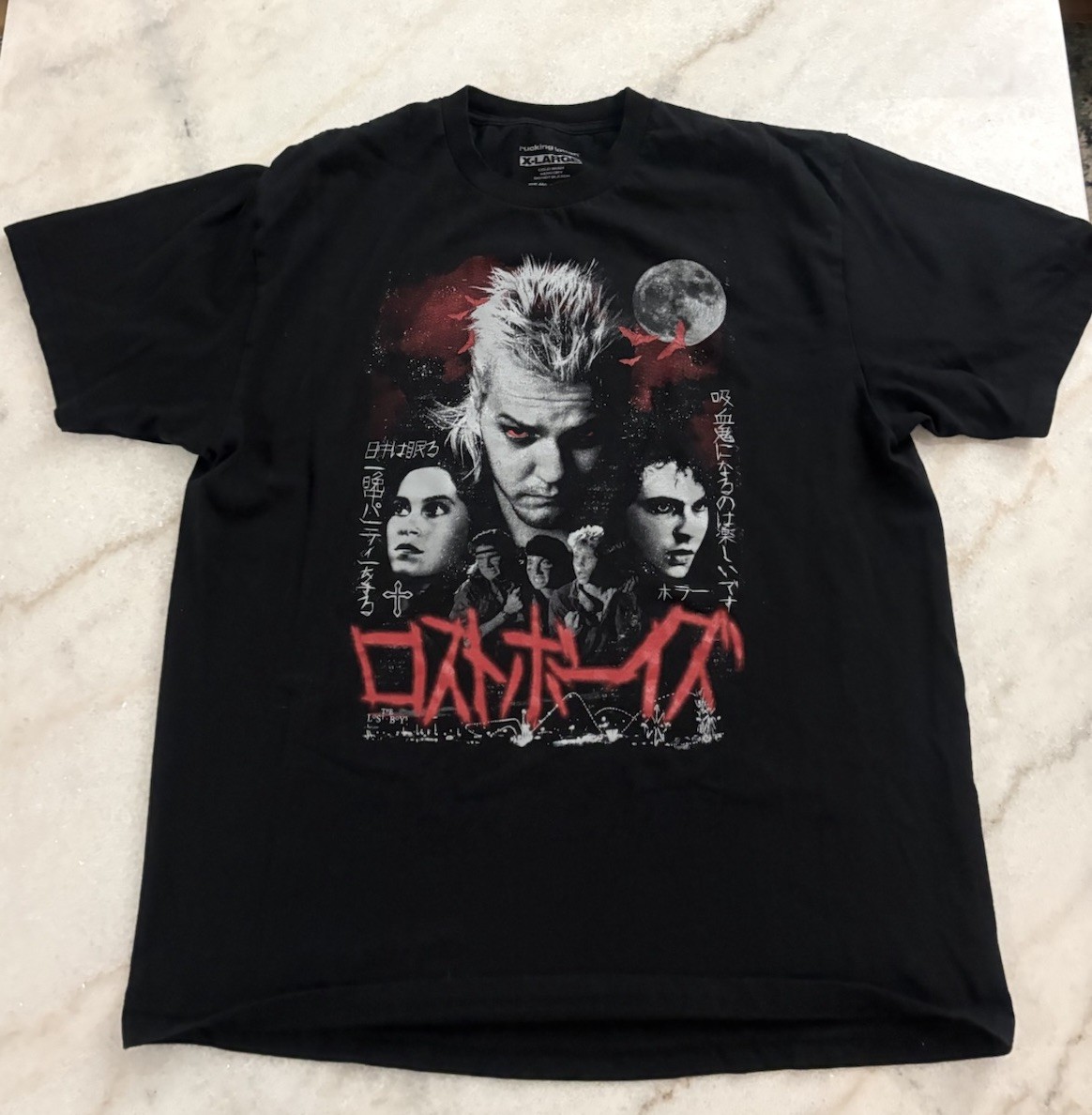Rucking Fotten THE LOST BOYS Rare Vintage Horror Movie Graphic T Shirt sz XL gallery