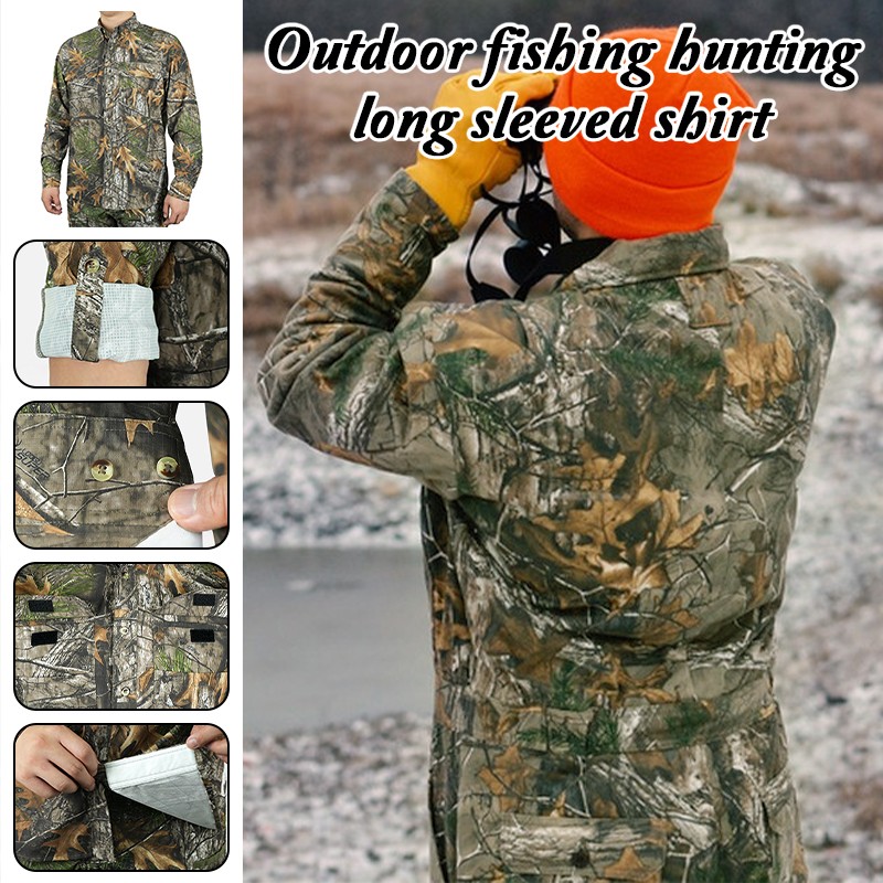 Outdoor Hunting Shirt Breathable Sunscreen Fishing Camping Mountaineering Hiking gallery