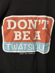 Combat Iron (Don’t Be A Twatsicle) Black Athletic Fit XL 60/40 Cotton-Poly Blend