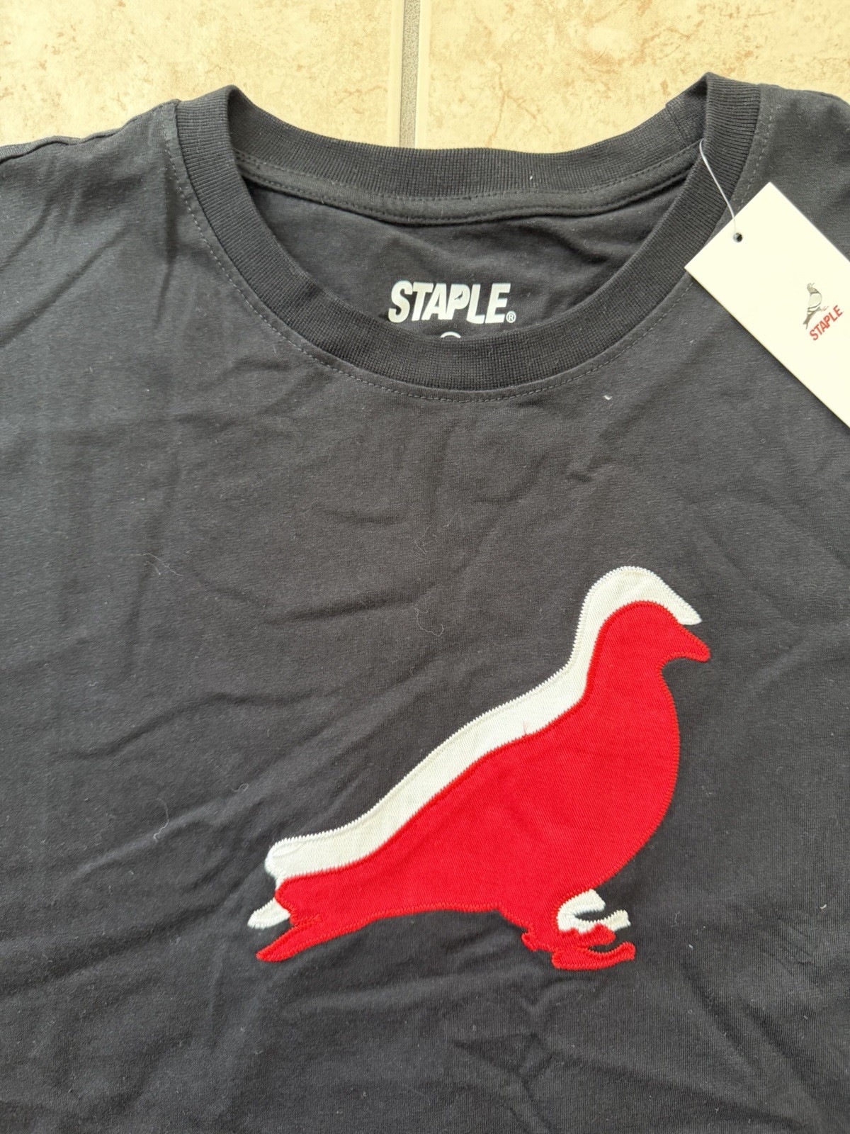 Staple Pigeon Skate Men's Short Sleeve 3XL Black T-Shirt Classic Streetwear Top gallery
