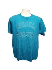 Russell Athletic Adult Large Cyan TShirt
