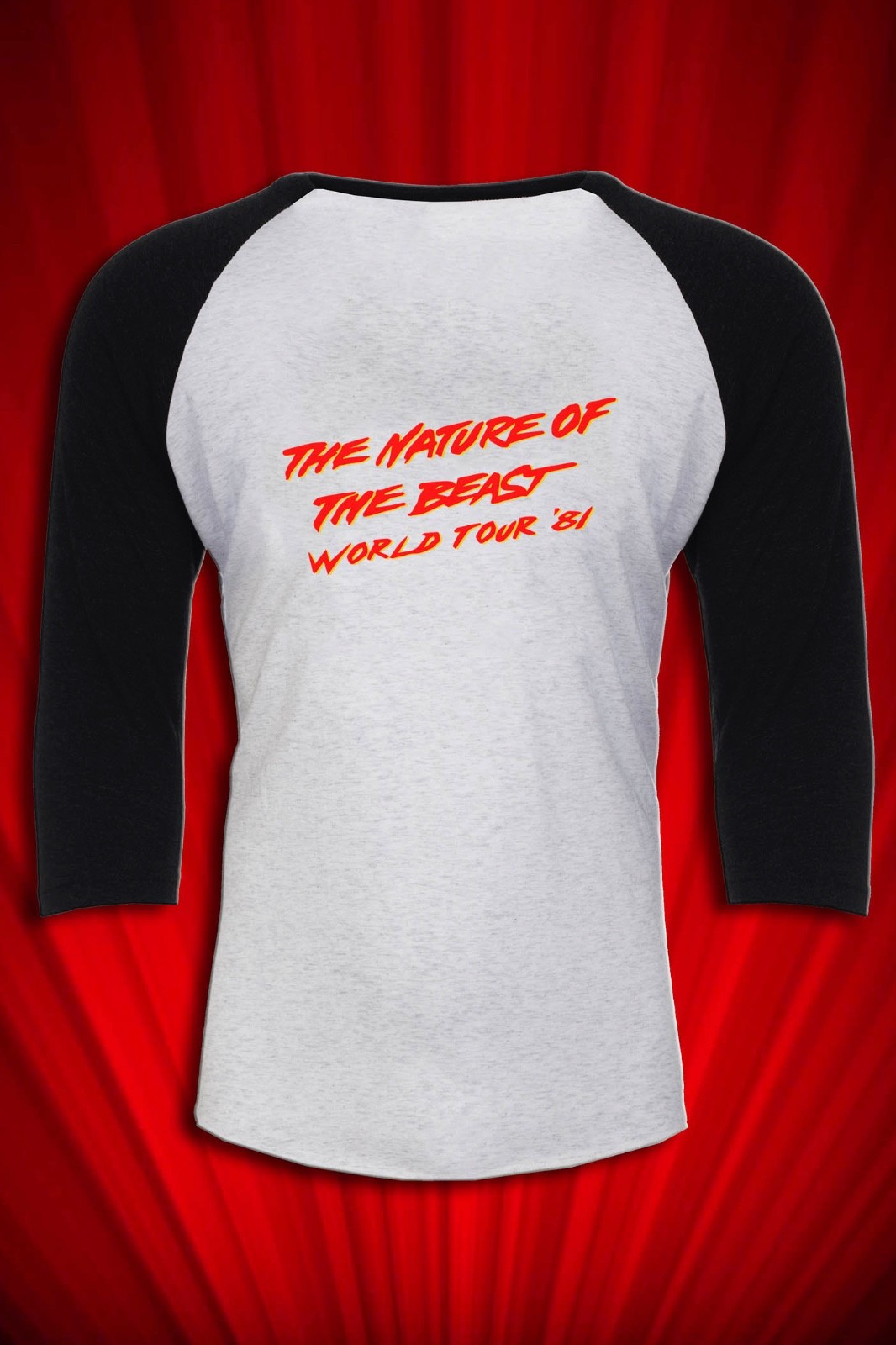 Nature of the Beast 1981 Tee – Retro Rock Jersey Glam Unisex SM-XXL gallery