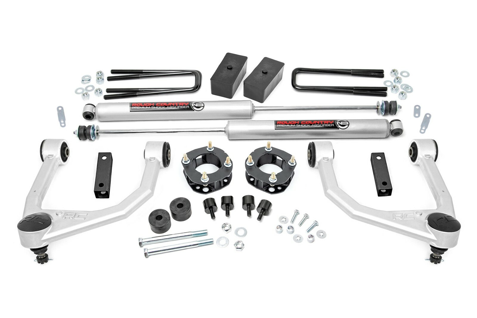 Rough Country 3.5″ Lift Kit with N3 Shocks fits 07-21 Toyota Tundra 2WD 4WD
