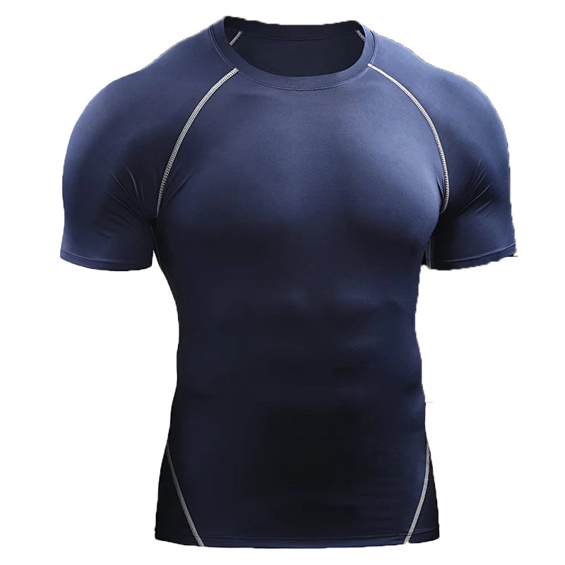 2026 Men’s Compression T-Shirt Quick Dry Athletic Gym Fitness Running Top Gift gallery