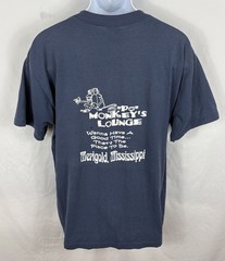 Vintage Po Monkeys Lounge Juke Joint Mississippi T-Shirt Size XL Distressed