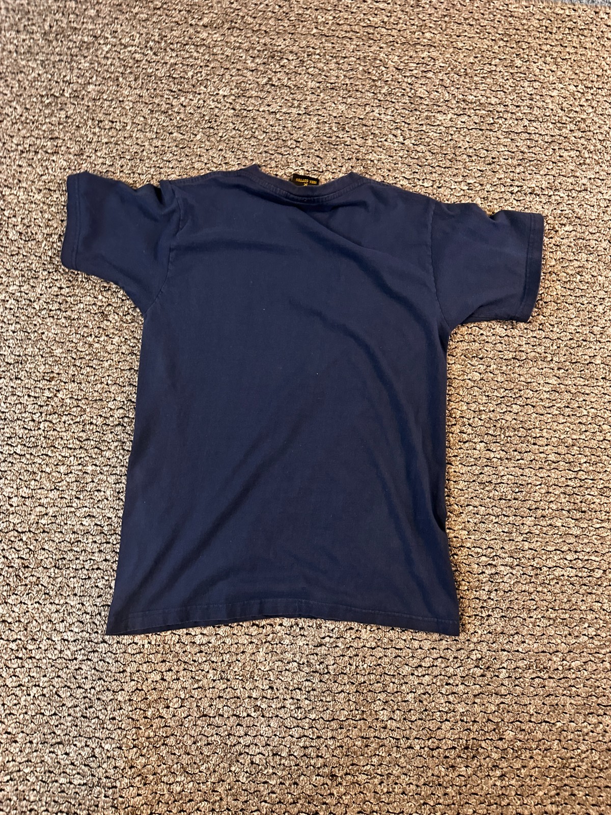 Vintage 90's I Climbed the Great Wall of China Tourist T-Shirt Navy White Medium gallery