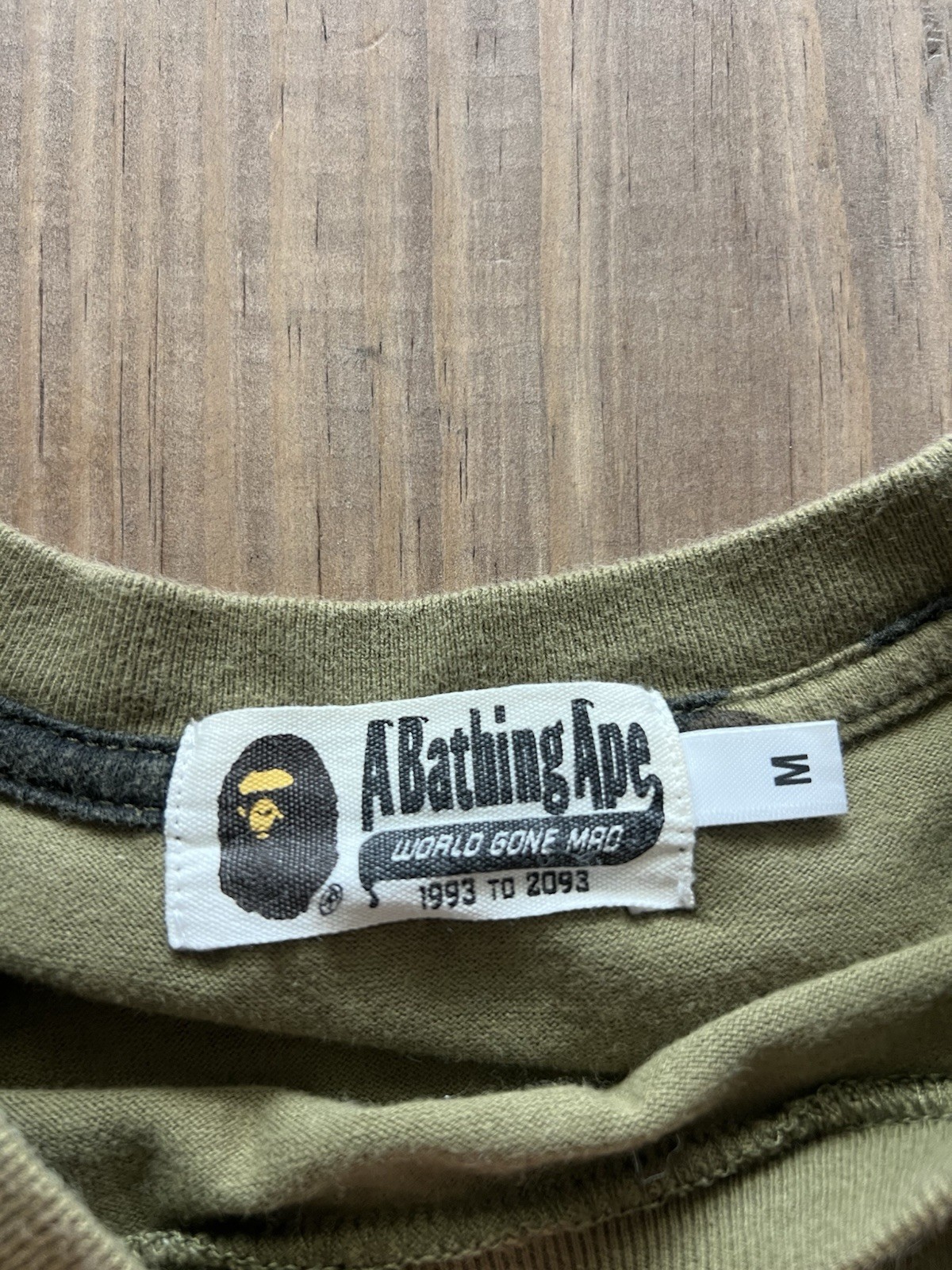 BAPE A Bathing Ape 1st Camo Shark Mouth Zipper Shirt Green Camo Medium Authentic gallery