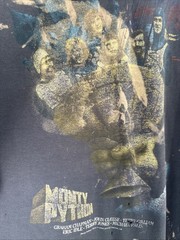1990s Vintage Monty Python and The Holy Grail Movie Promo T-Shirt Large