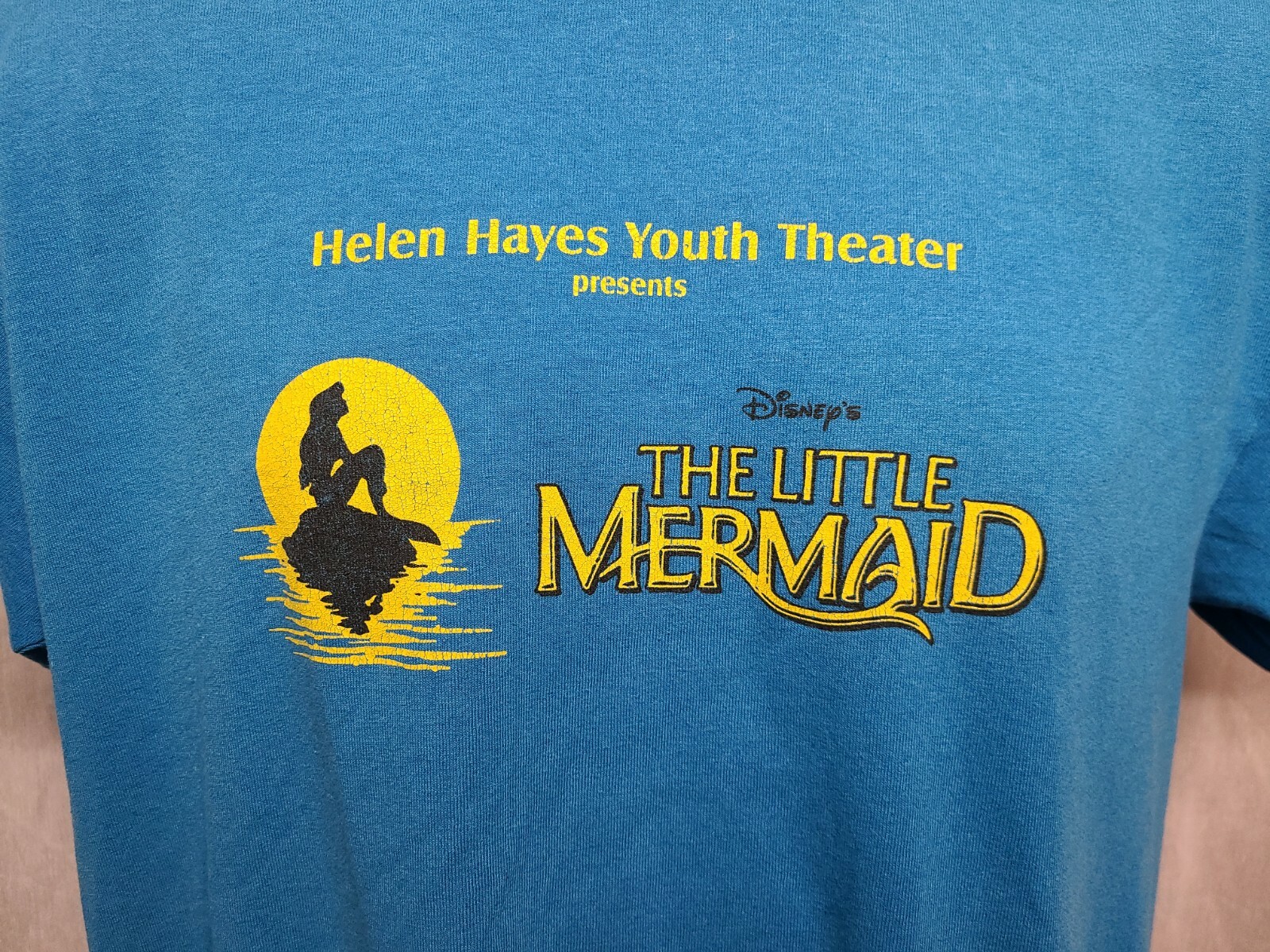 The Little Mermaid Adult Medium Blue TShirt gallery