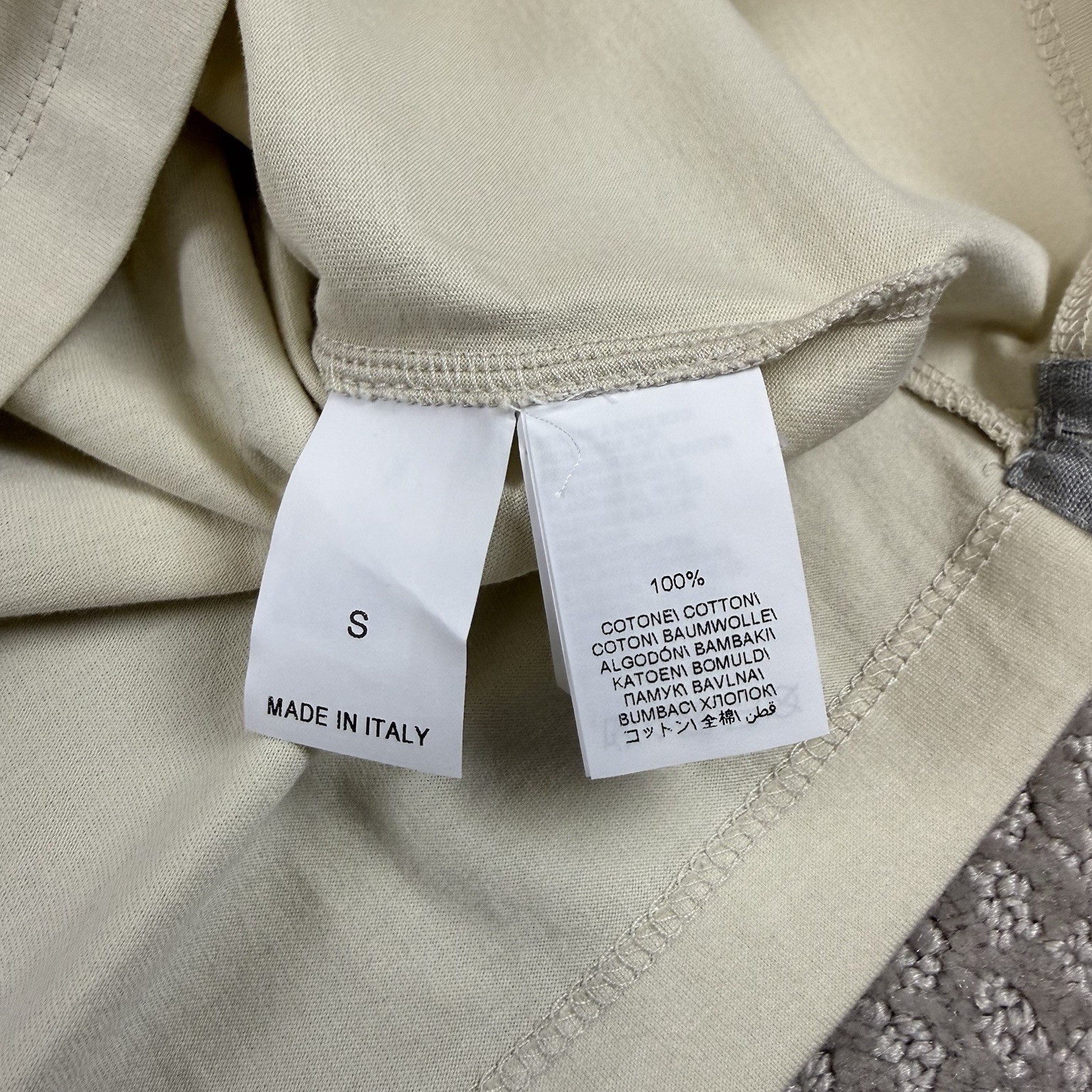 Brunello Cucinelli For Humanity Slim Fit Logo T Shirt Men’s Sz Small NWOT Italy gallery