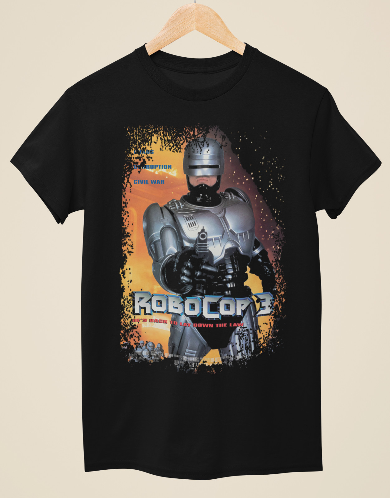 Robocop Collection - Movie Poster inspired Unisex Black T-Shirts gallery