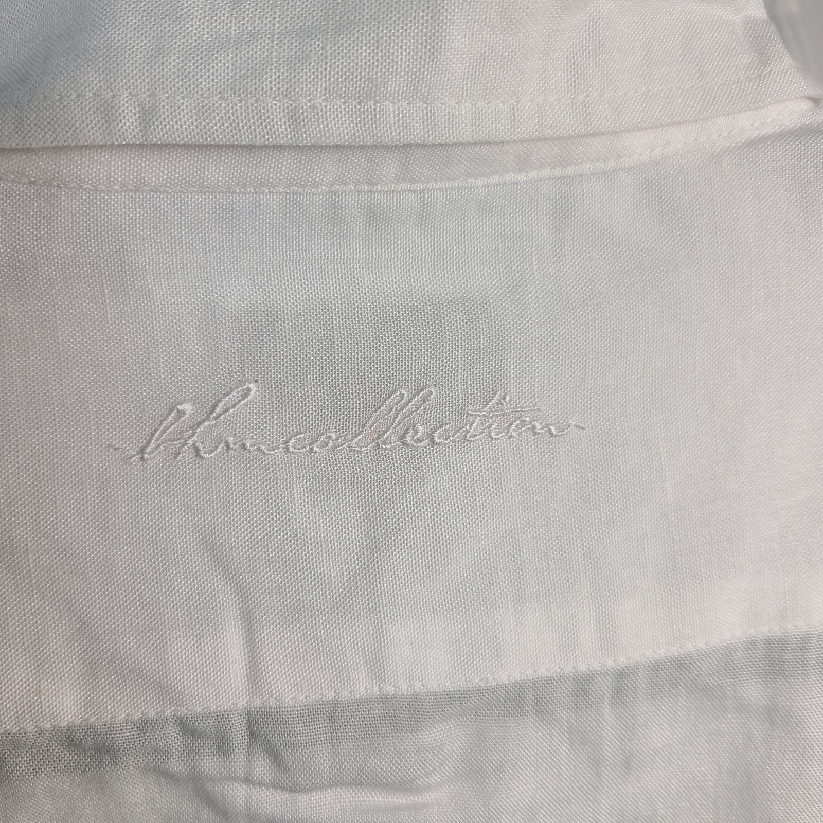 NEW BoohooMAN Super Oversized Linen Blend Shirt & Baggy Trousers White Sz M gallery