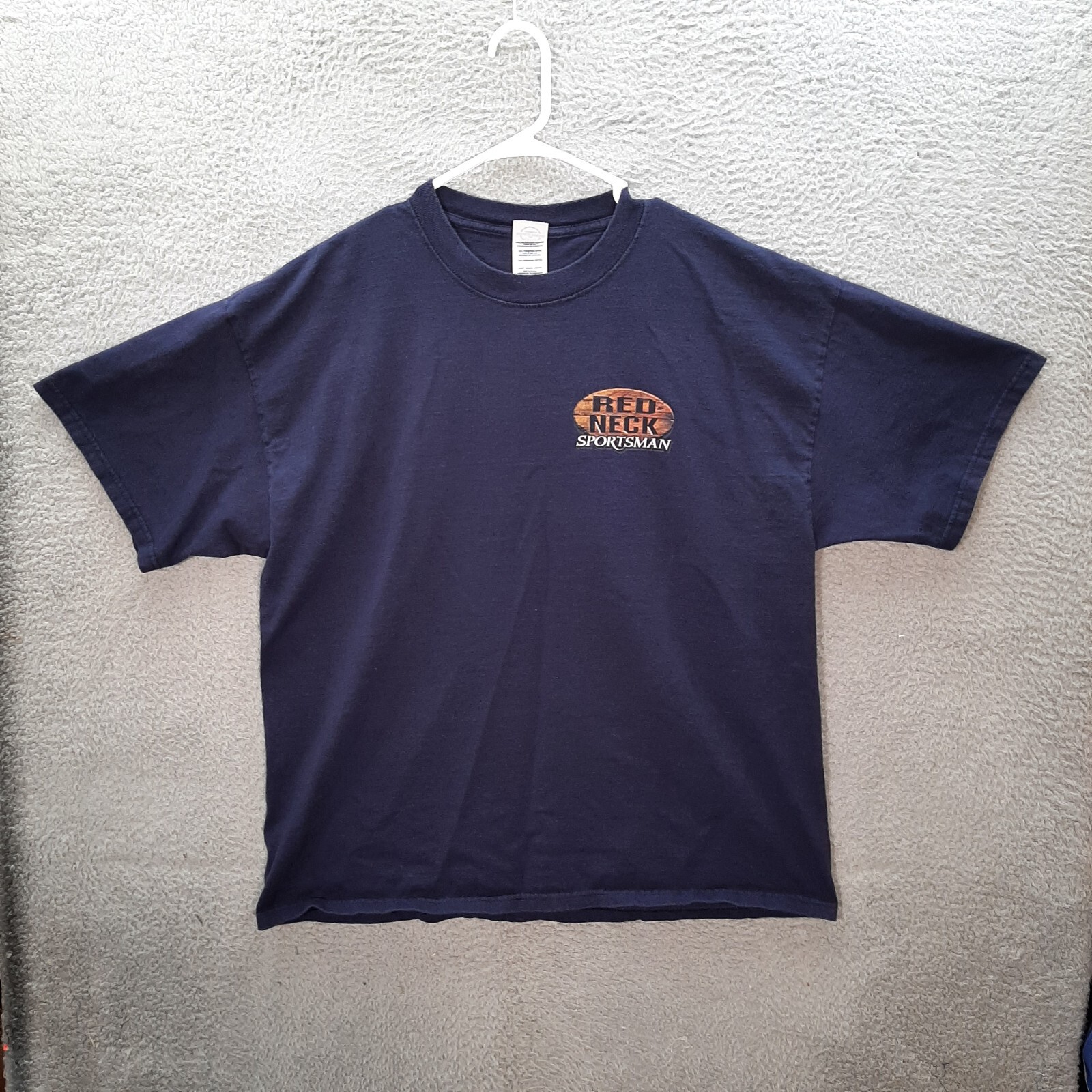 Vintage Delta Shirt Adult Extra Large Blue Redneck Sportsman Humor Outdoors Y2K gallery