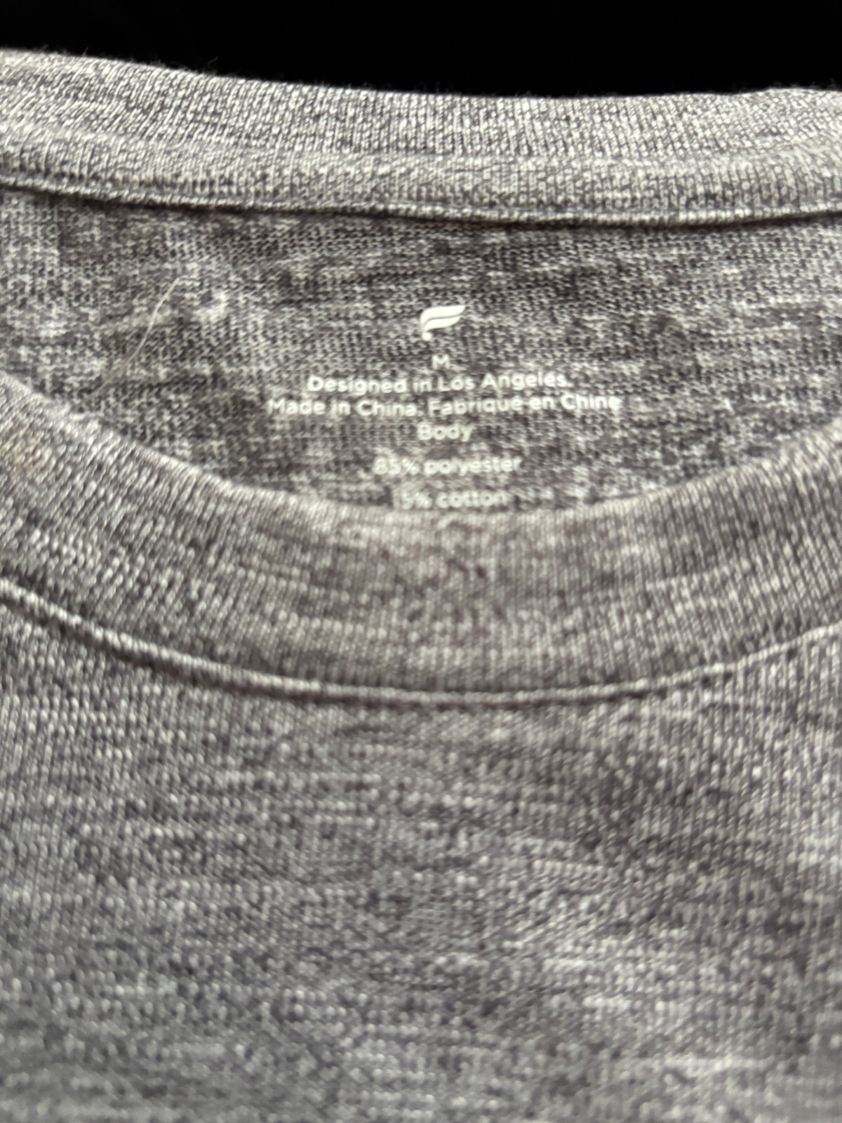Front Row brand work out polyester t shirt new w tag $49 M studio wardrobe sale gallery